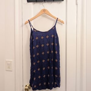 Mossimo Supply Co. Blue Coverup with Orange Accents